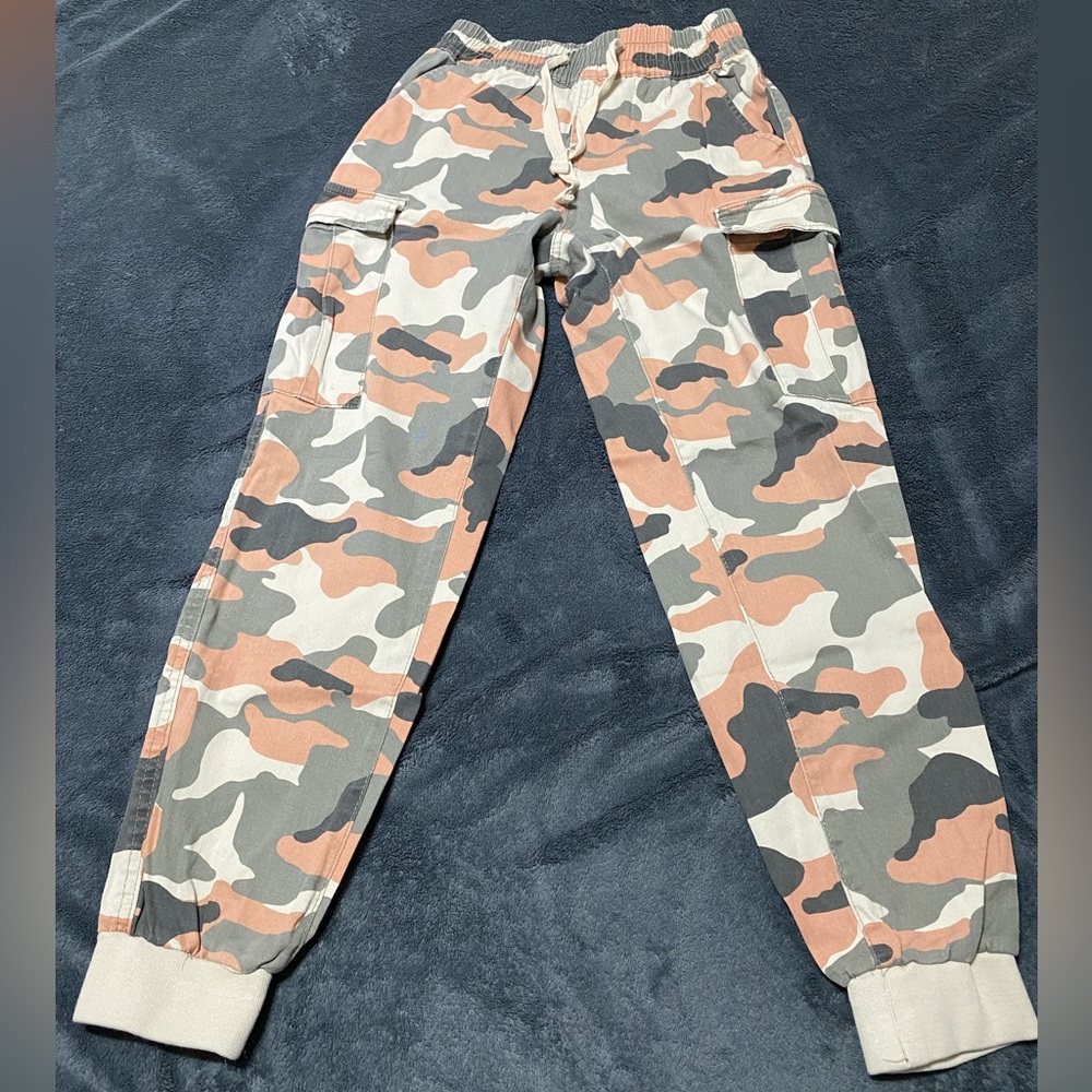 Pink Camo Joggers